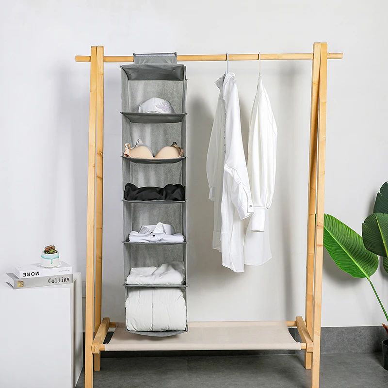 

Clothes Storage Bag Hanging Drawer Box Underwear Sorting Storage Wall Wardrobe Closet Organizer Shelves Household Organizadores
