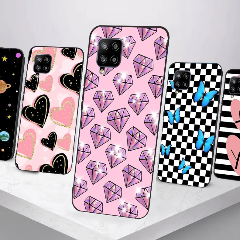 Чехол для Samsung A12 мягкая задняя крышка из ТПУ чехол телефона Galaxy чехлы A 12 SM-A125F a125f с
