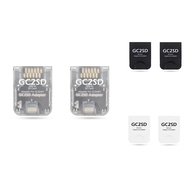 

2Pcs GC2SD Micro-SD Card GC2SD GC To SD Card Adapter For Nintendo Gamecube Wii Consoles SD2SP2