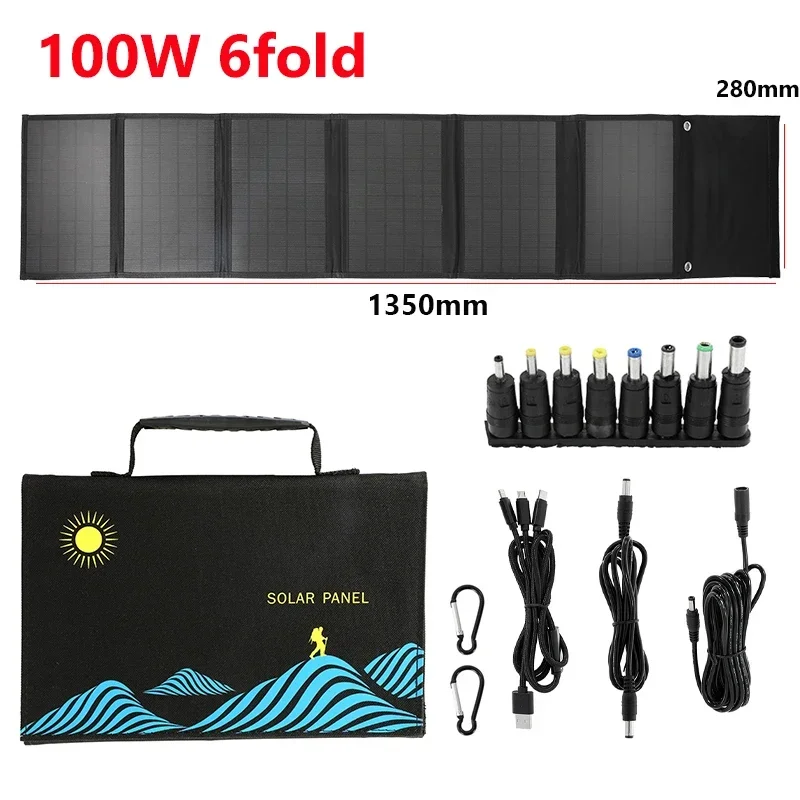 

Портативная складная солнечная панель 120Вт
