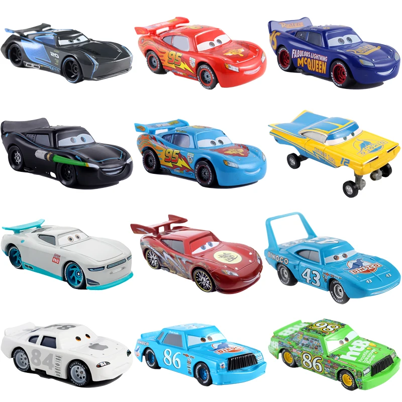 

Genuine Disney Pixar Cars 2 3 Toy Lightning McQueen Mater Jackson Storm Ramirez 1:55 Diecast Vehicle Metal Boy Kid Birthday Gift