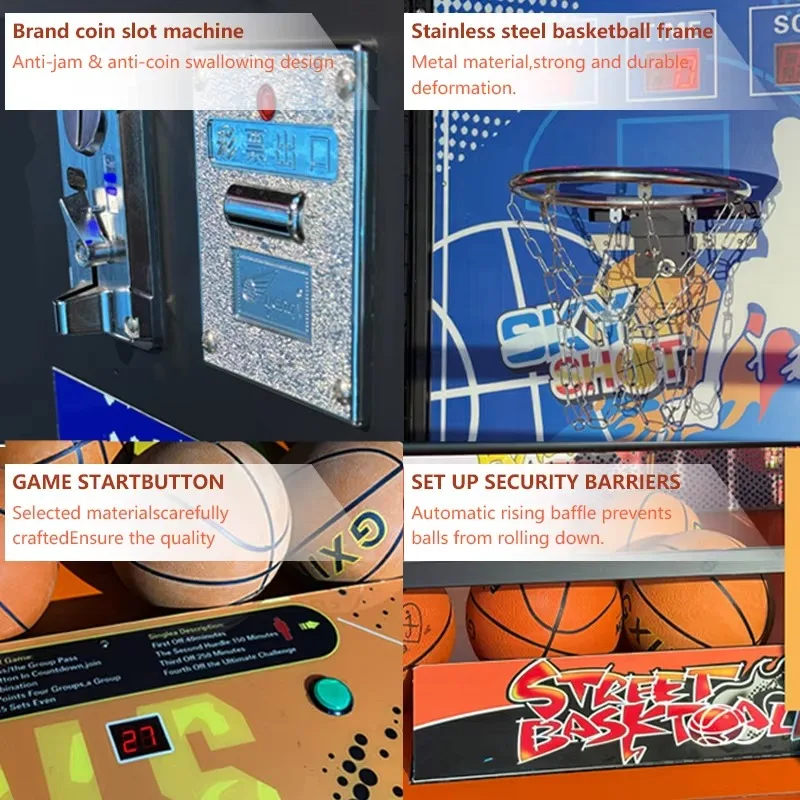 Фото Аркадный игровой автомат: Проектор для игры в баскетбол в помещении, машина для игры в баскетбол с монетоприемником, уличный баскетбольный проектор, машина для игры в баскетбол с монетоприемником. №3