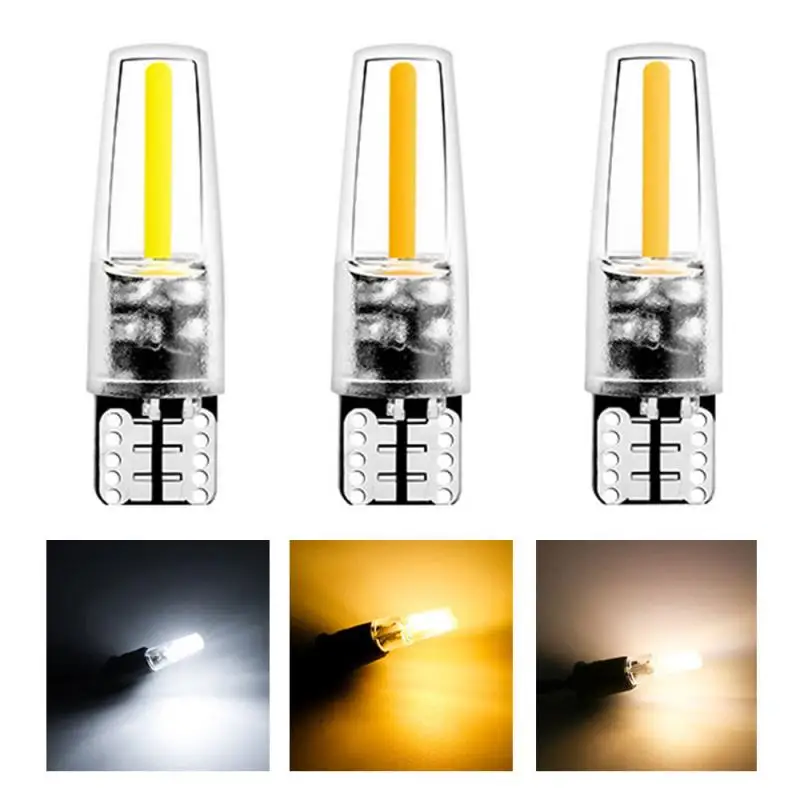 

Светодиодная лампа W5W T10, светодиодный фонарь, 24 SMD, автомобильный боковой габаритный фсветильник рь, лампа для номерного знака, белый, желтый...