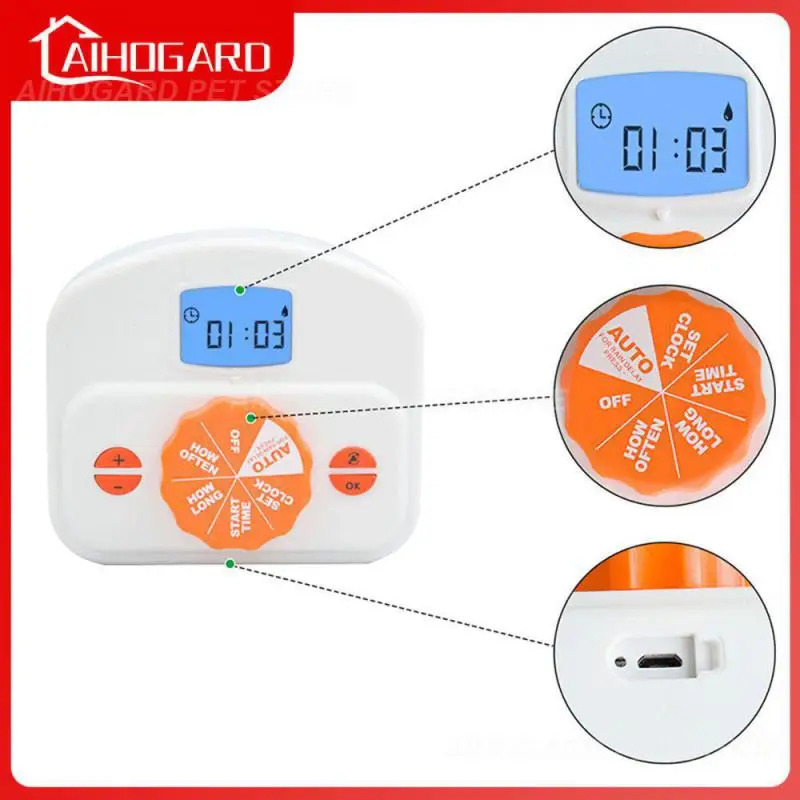 

1/2/3PCS Automatic Irrigation System Intelligent Water Timer Solar Powered Watering Device with Waterproof LCD Display Digital
