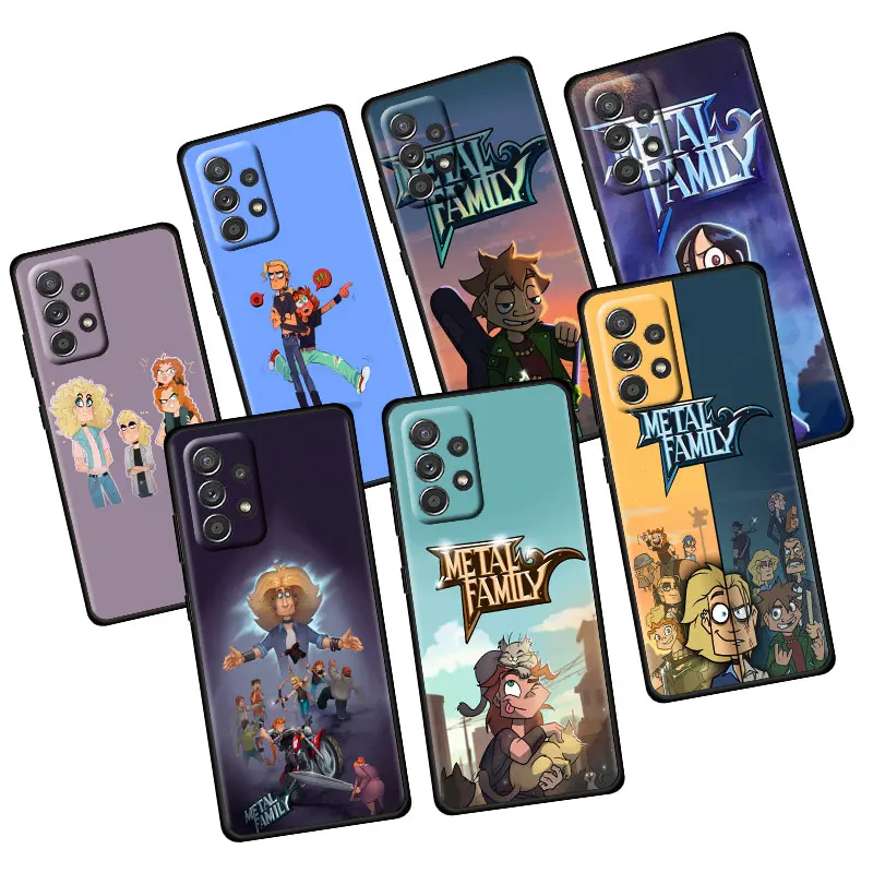 

Cover Case for Samsung Galaxy A31 A41 A51 A71 A91 A22 A32 A33 4G 5G Trend Coque Capa Thin Cell Soft Phone Metal Family Cartoon