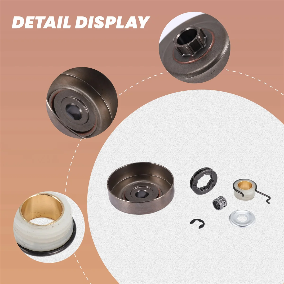 Комплект подшипников звездочки обода барабана сцепления 325-7 для бензопилы MS180 018