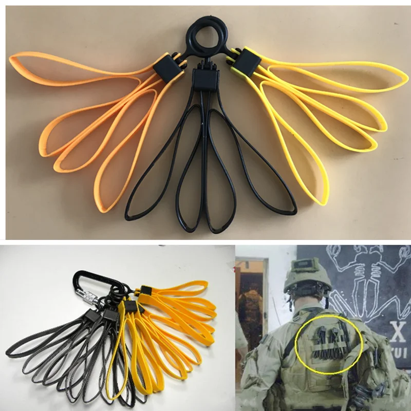 1PC Nylon Cable Ties CS Outdoor Plastic Police Handcuffs Double Flex Cuffs Disposable Professional Zip Tie Orange Yellow Black