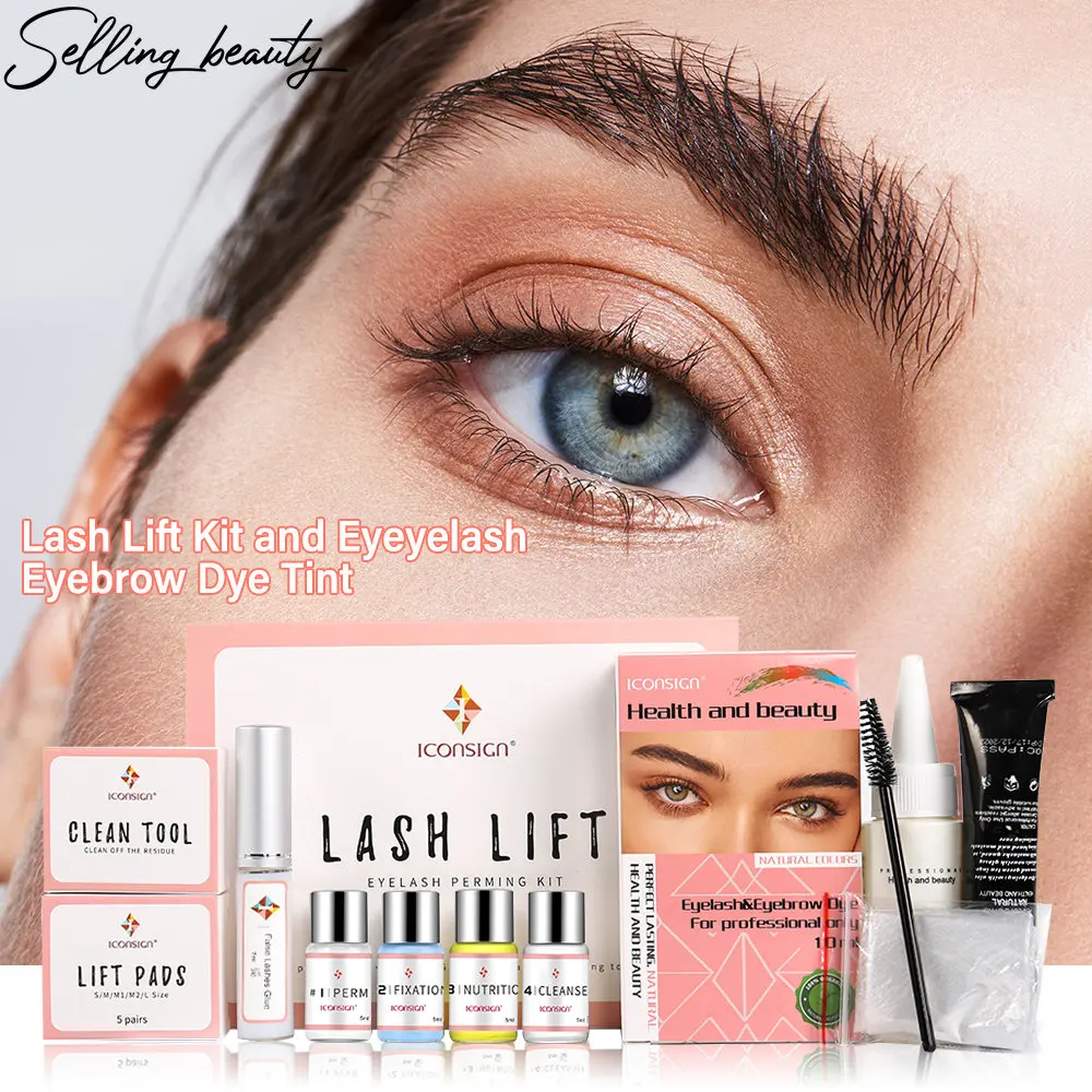 

ICONSIGN Eyelash Lifter Kit Eyelash Lifter and Dye Kit Eyelash Lifter Eyebrow Light Eye Makeup Tool Beauty Salon Home Wholesale