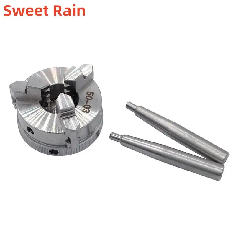 Мини ручной токарный станок с тремя кулачками 50 мм Высокоточный сверлильный