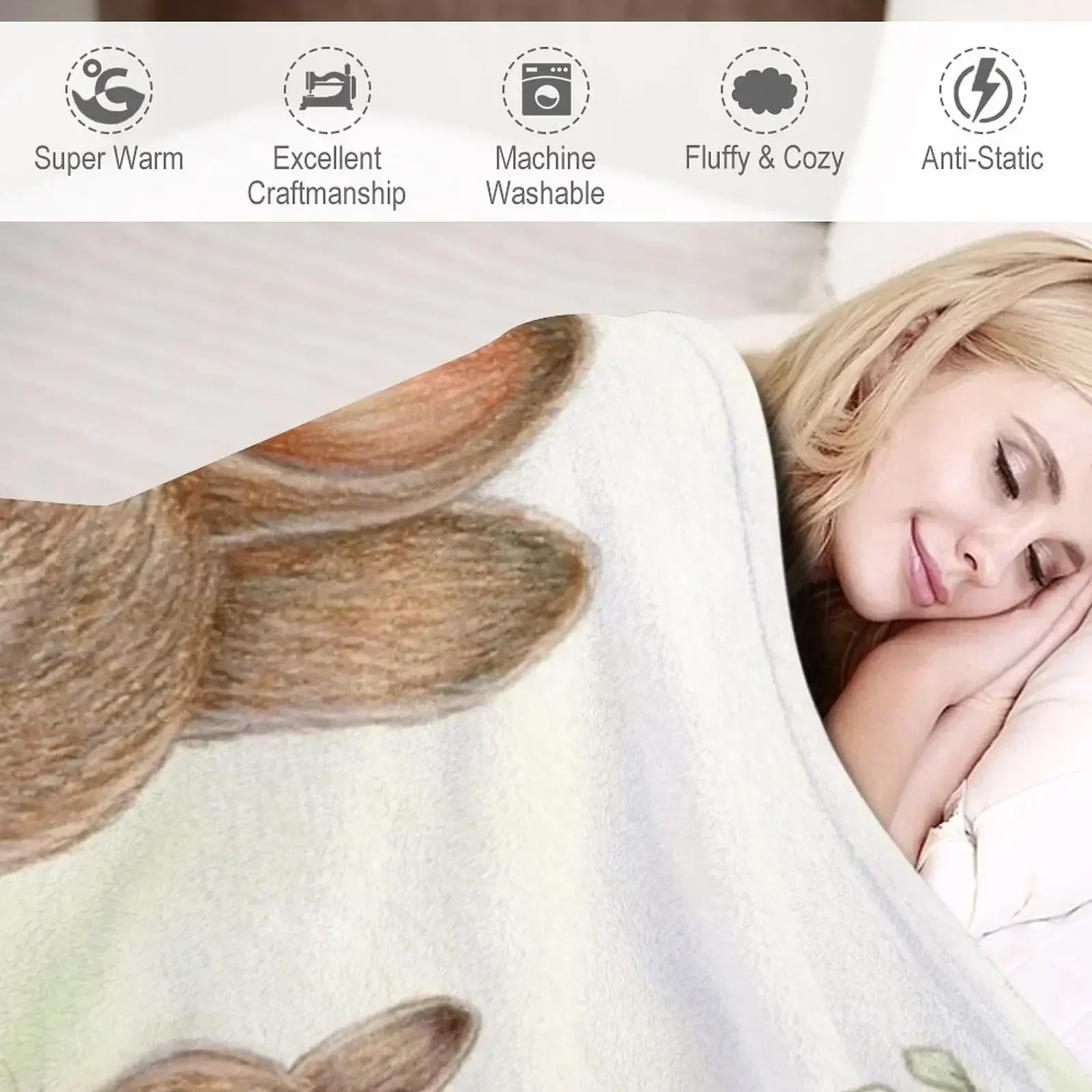 Одеяло Garden Bun Lesson одеяло для дивана фланелевые декоративные кровати одеяла