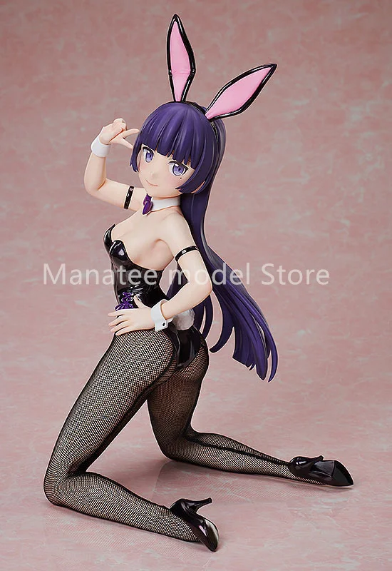 Фото БЕСПЛАТНО Original Oreimo 2 Kuroneko Bunny Ver. 1/4 ПВХ Фигурка Аниме Модель Игрушки Коллекция Кукла Подарок №2