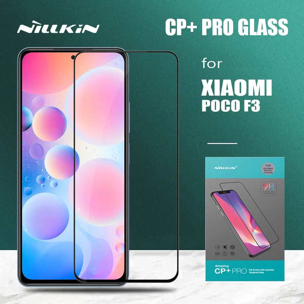

Защитное стекло Nillkin 9H + PRO/CP +/XD для Xiaomi POCO F3