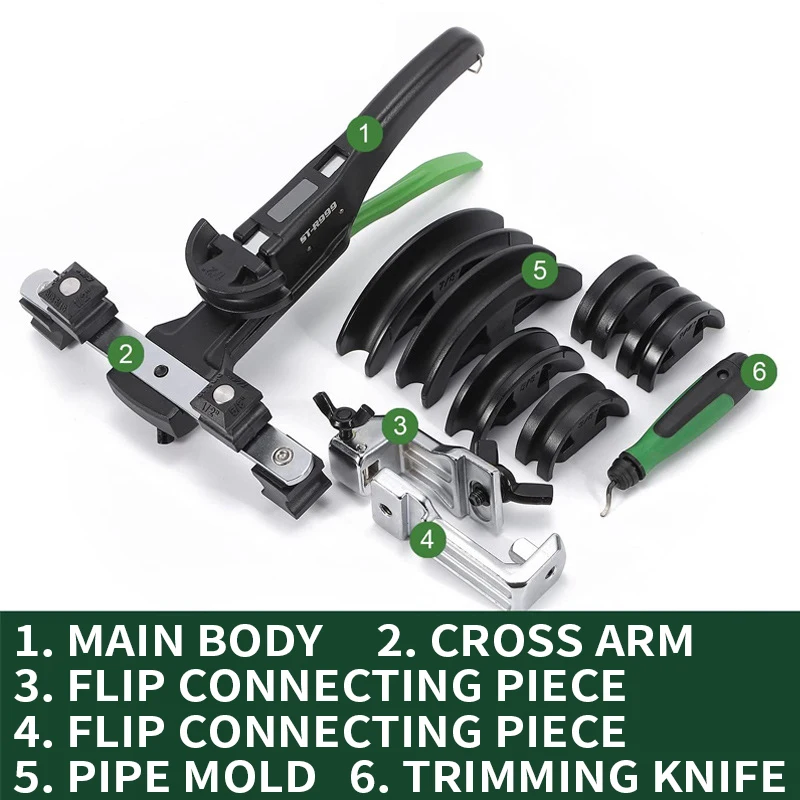 ST-R999 Ручной трубогибочный компактный комплект от 1/4 до 7/8 дюйма — инструменты и