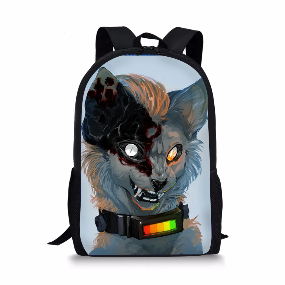 Cute Cat Printing Backpack for Kid Shoulders Bag Fashion School Bag for Teenage Girl Children Travel Plecaki Szkolne