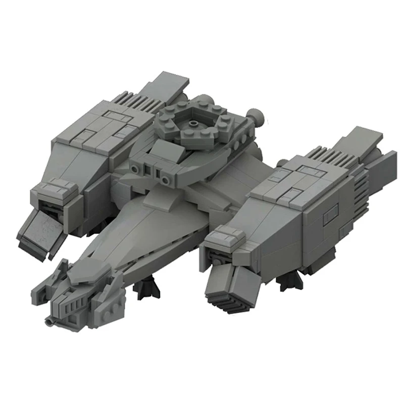

MOC Midi-Scale USCSS Nostromo Spaceship Building Blocks Kit High-Tech Battle Wars Ship Model Bricks Toys For Children Xmas Gifts