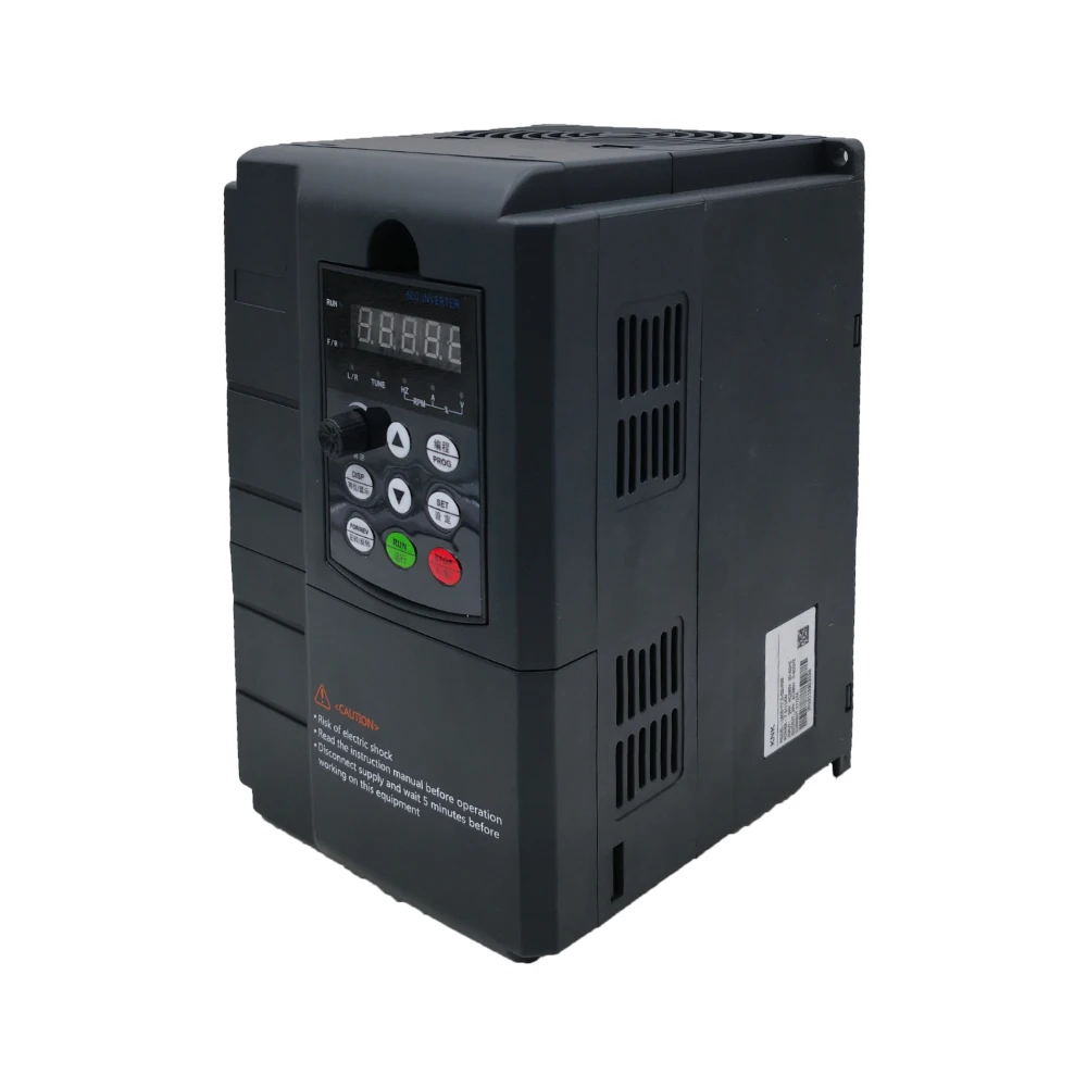 

Angisy VFD Converter 5.5KW 220V in and 380V out single phase 220V household electric input and Real Three-phase 380V Output 2