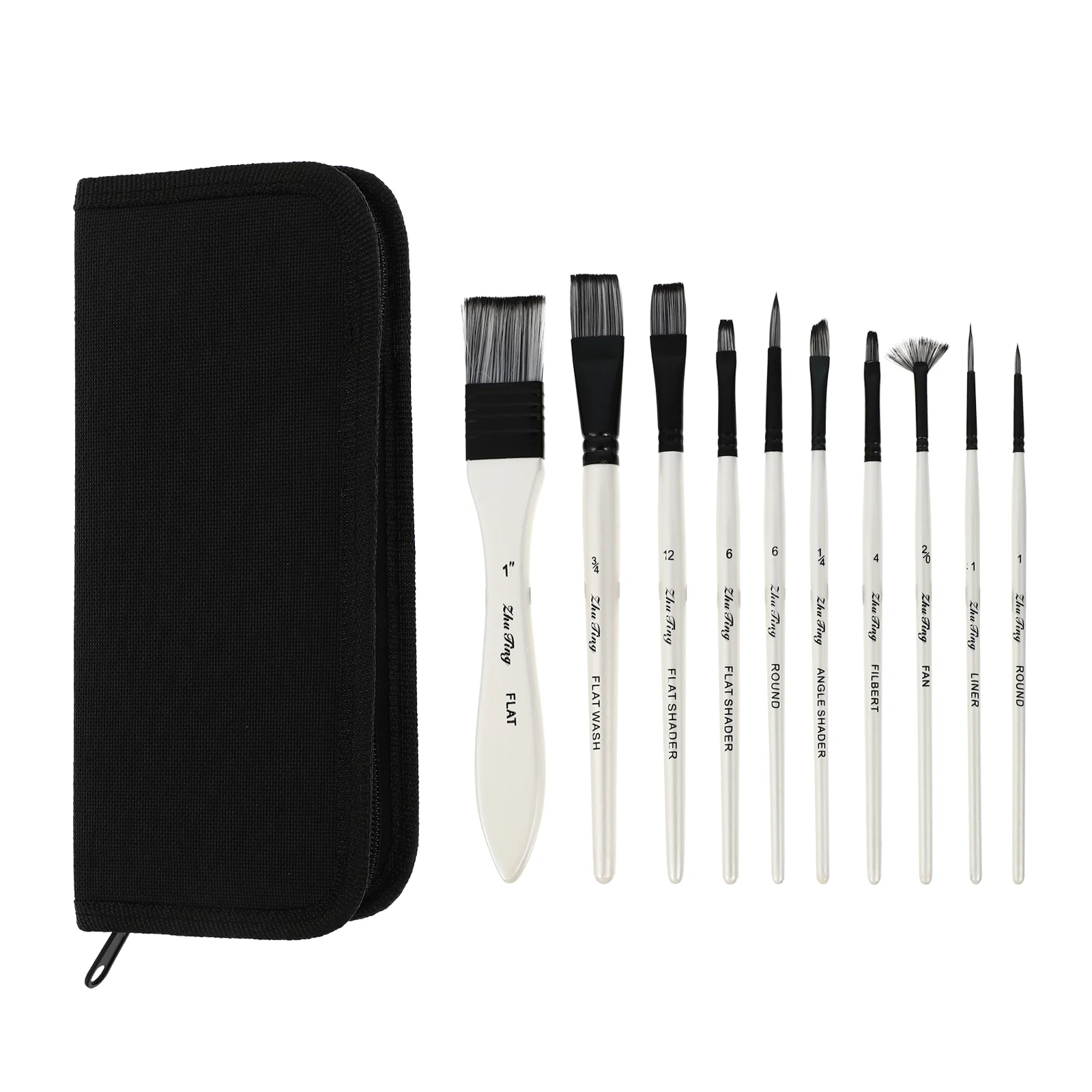 

1 Набор нейлоновых фотографических кистей для рисования акварелью