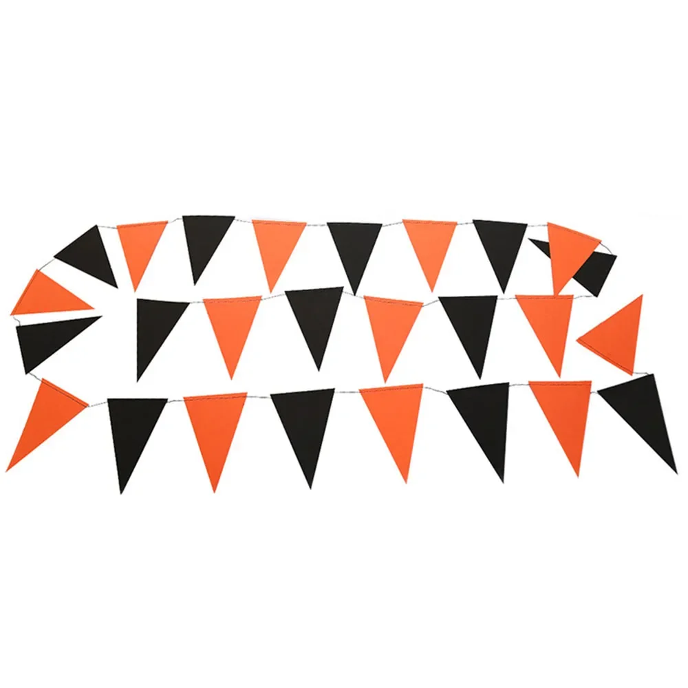 

Черный оранжевый баннер на Хэллоуин 3 метра