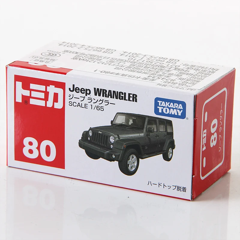 

Takara Tomy Tomica 1/65 Jeep Wrangler металлическая модель автомобиля, игрушечный автомобиль, Новый в коробке #80