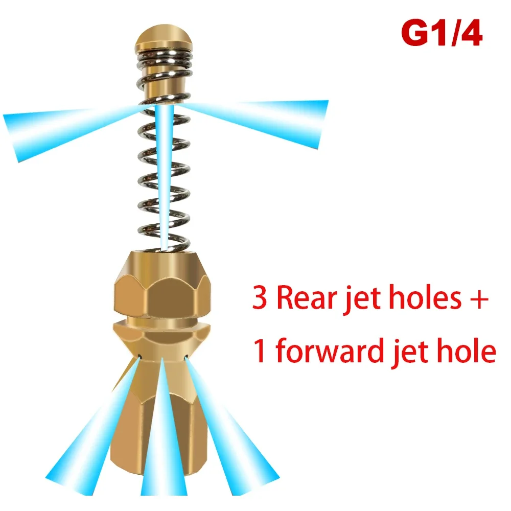 

1/4 "инструмент для очистки канализации, шланг высокого давления, канализационная струйная насадка, открывает засорение канализационных труб, разблокировщик раковин, аксессуары для мытья