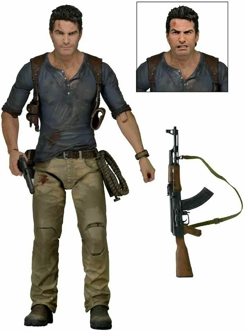 NECA Uncharted 4 A краж с концом Нейтан Дрейк 7 дюймов ПВХ экшн-фигурка Коллекционная