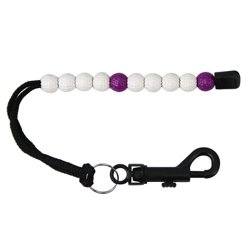 

Portable Golf Stroke Counter Score, Lightweight ABS Golf Ball Beads Putt Counter