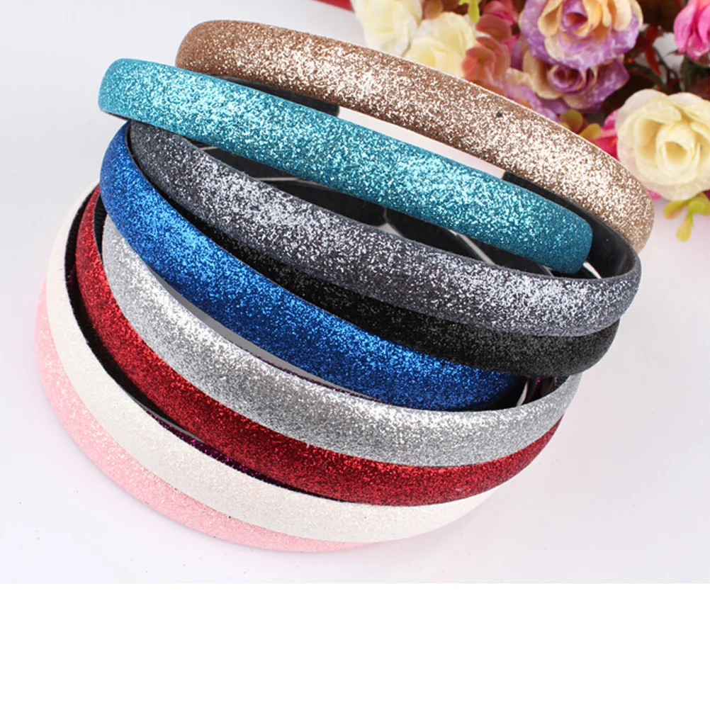 

1 Piece Girls Glitter Hair Accessories Women Hairbands Cute Hair bands Gift Headbands Hair Accessories Banda de pelo de niña