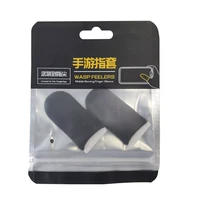 2 pcs anti slip gaming finger cot 18 pin carbon fiber anti sweat non slip high sensitivity finger cots