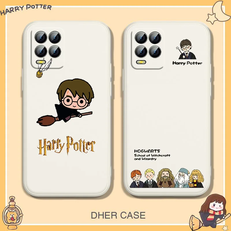 

Magic Harrys Potterr Wand Phone Case For OPPO Realme C2 C11 5 5i 6 6i 6S 7 7i 8 8i 9 9i Pro Liquid Rope Funda Cover Soft Back