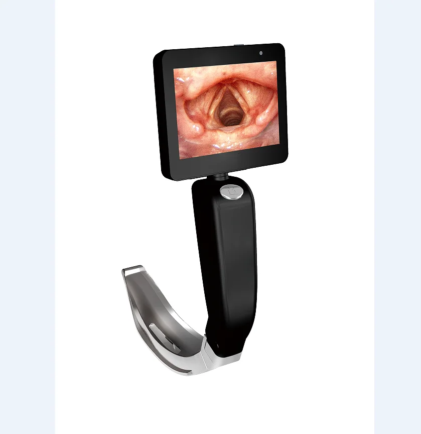 

Portable Medical Handheld Visual laryngopharyngeal mirror 3 inch OLED screen Reusable video Laryngoscope for ENT examination