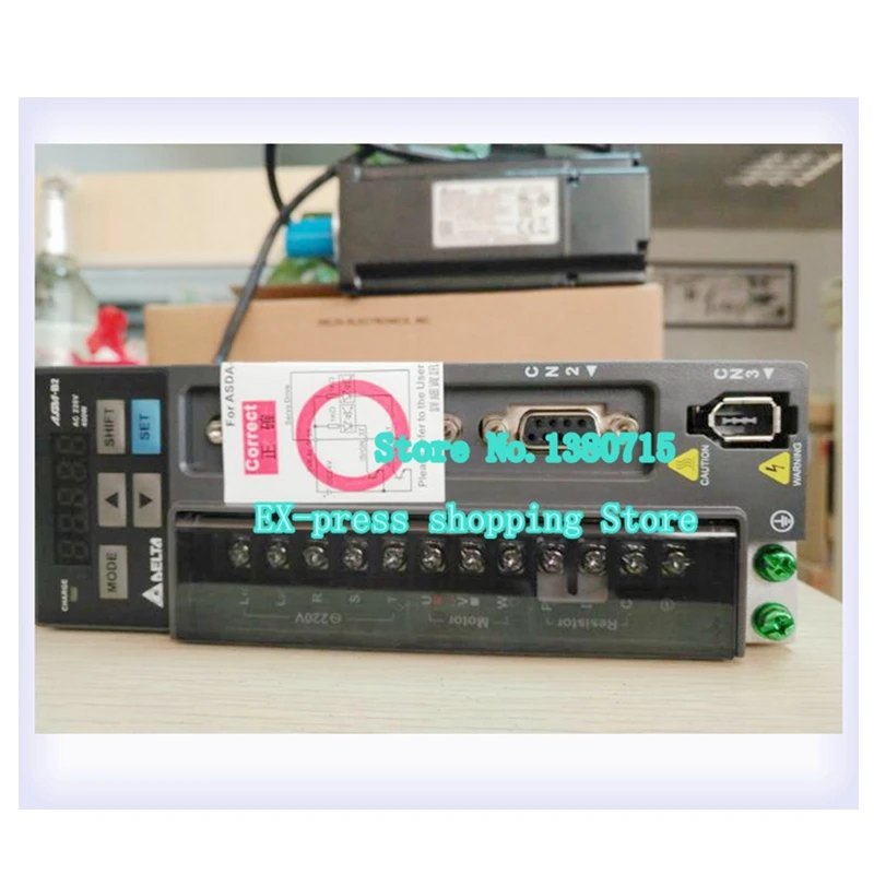 ASD-B2-0421-B ECMA-C20604SS 60 мм 220 В 400 Вт 1 27 нм 3000 об/мин 17-битный комплект тормозного