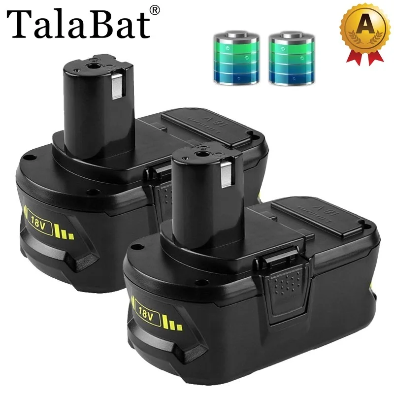 

For Ryobi 18V Cordless Tool Battery RB18L25 P107 P108 P109 P102 P103 BPL-1815 4.0/6.5/9.5Ah Replacement Lithium Battery Pack