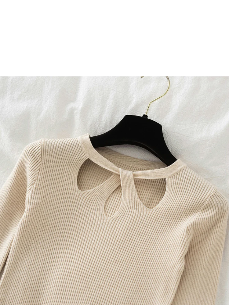 Женский свитер AOSSVIAO с дырочками |