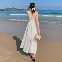 summer white maxi formal dress women 2022 long elegant flowy backless party dresses for wedding guest bridesmaid birthday prom