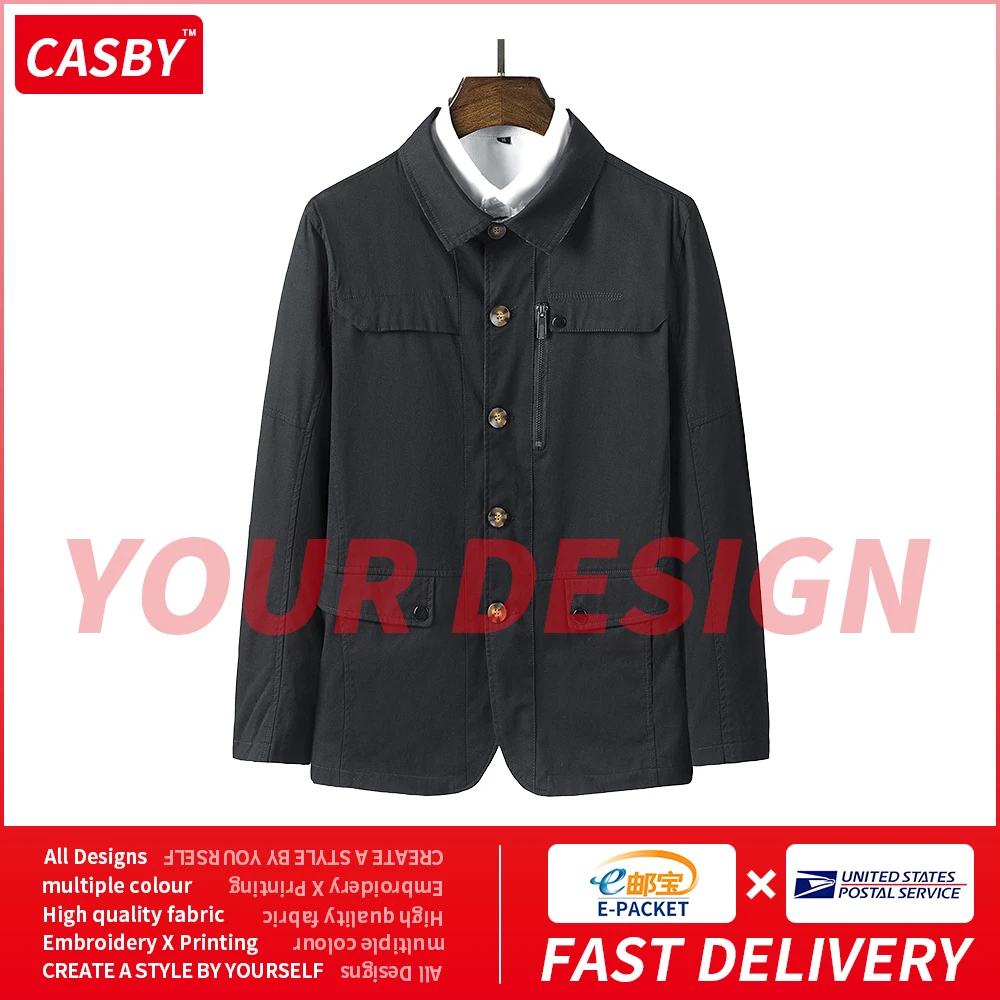 Осенняя винтажная Простая мужская куртка модная индивидуальная графическая