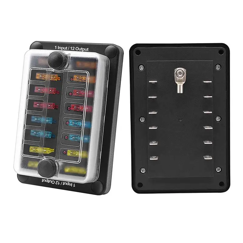 

Блок предохранителей ATO ATC, водонепроницаемый блок предохранителей стандартного типа, 12 каналов, 6 каналов, для автомобилей, грузовиков, авто...