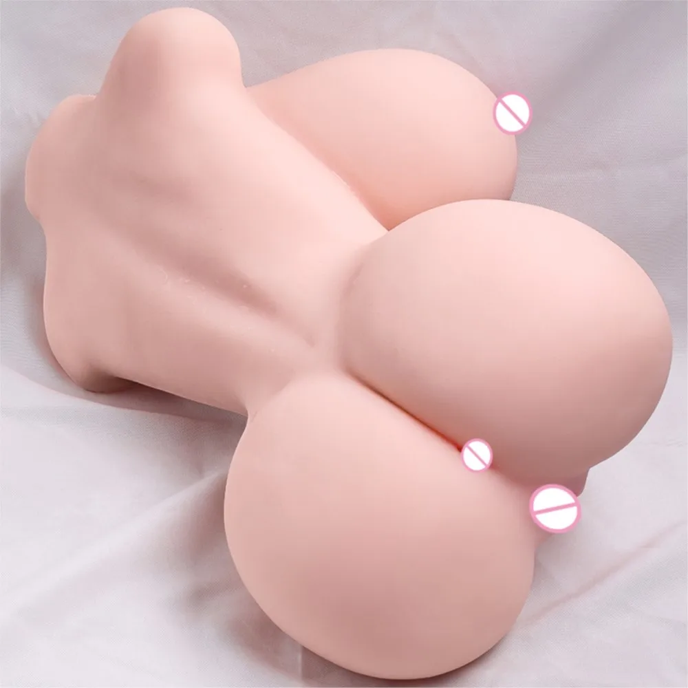 Искусственное влагалище сексуальная женская наполовину тела Силиконовая