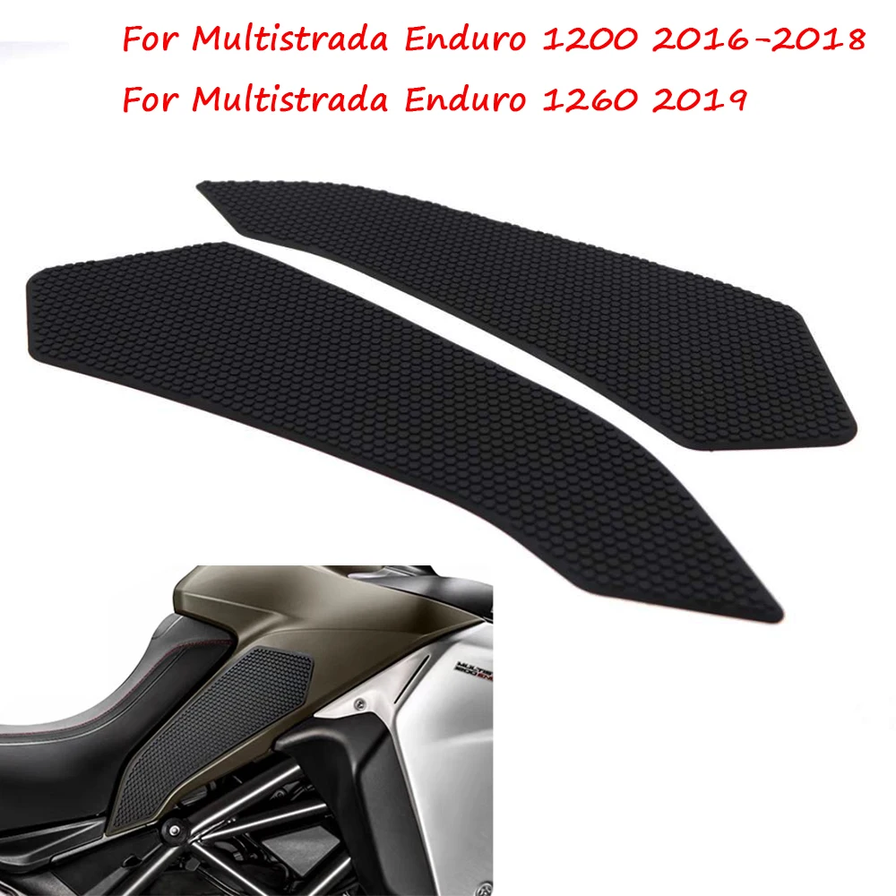 

For Ducati Multistrada Enduro 1200 2016-2018 1260 2019 Anti-Heated Gas Tank Side Grip Traction Knee Protector Anti Slip Pad