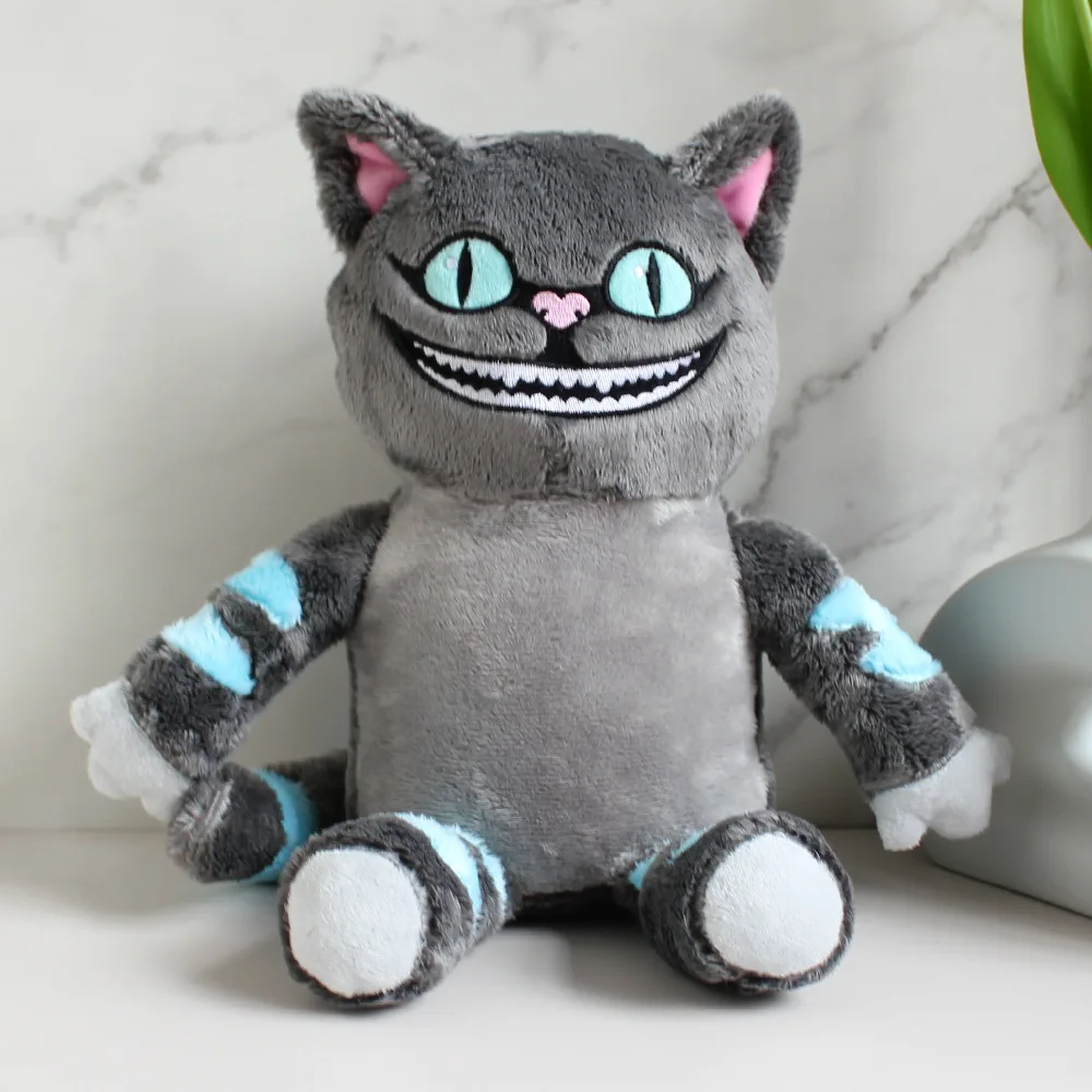 

Cartoon Grey Cat Doll Stuffed Plush Toy Children Birthday Gift