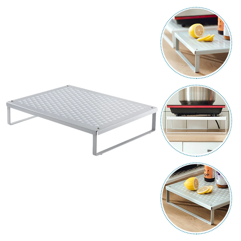 

Rack Shelf Oven Storage Microwave Desktop Organizer Desk Stand Bottle Pans Sundries Dish Kitchen Holder Bracket Kitchenware