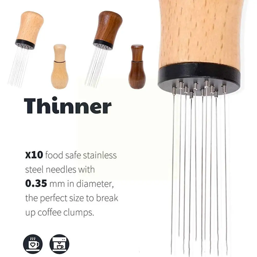 

Мешалка для кофе и эспрессо из натурального дерева, 2022 N W0B4