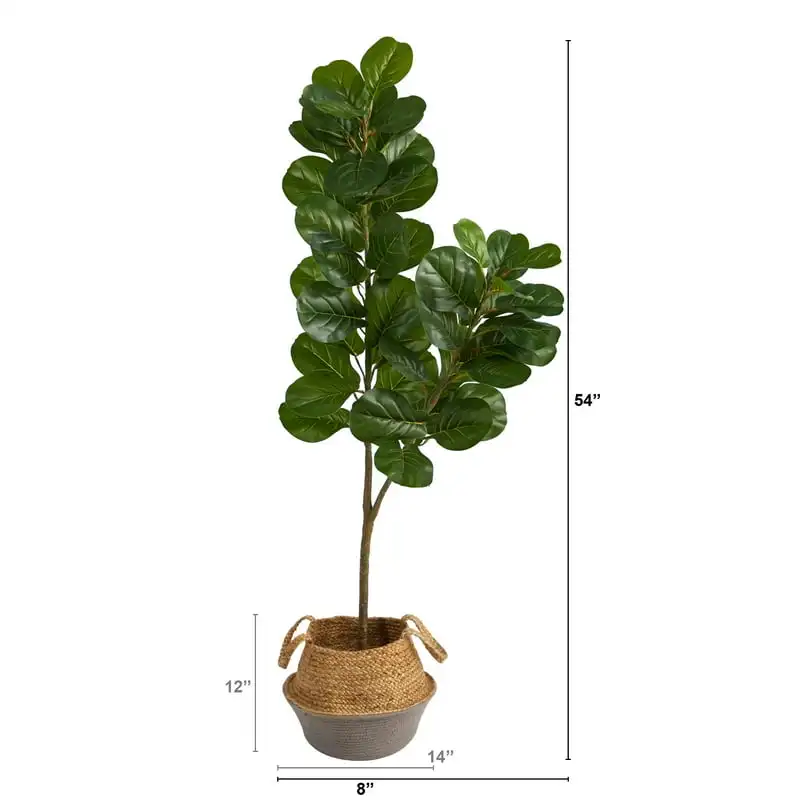 

Fiddle Leaf Fig Artificial Tree in Planter