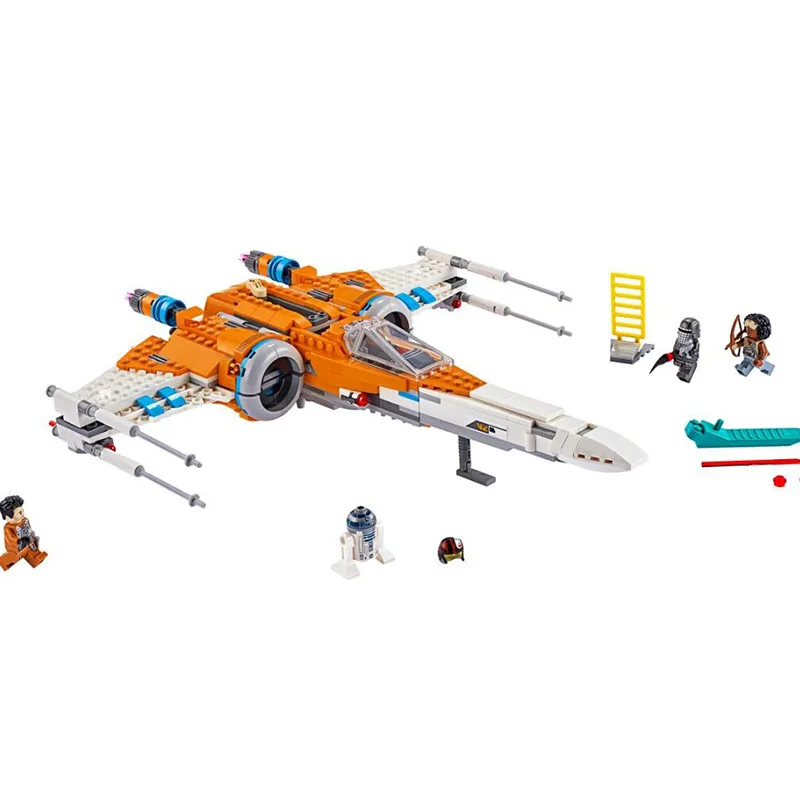 Новинка 2020 строительные блоки Poe Dameron X Wing Tie Fighter игрушки для детей | Игрушки и
