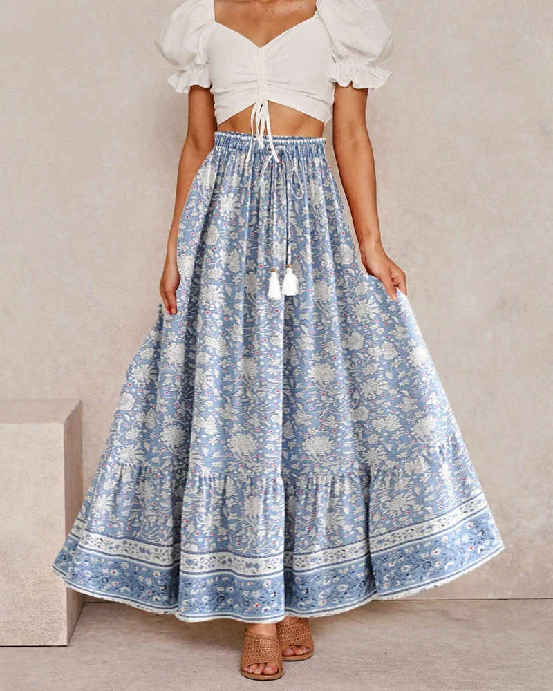 Женская мини-юбка с цветочным принтом Boho Queens