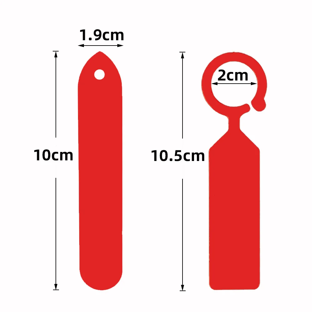 Высококачественные ярлыки для садовых растений 2 вида кольцевых крючков маркеры