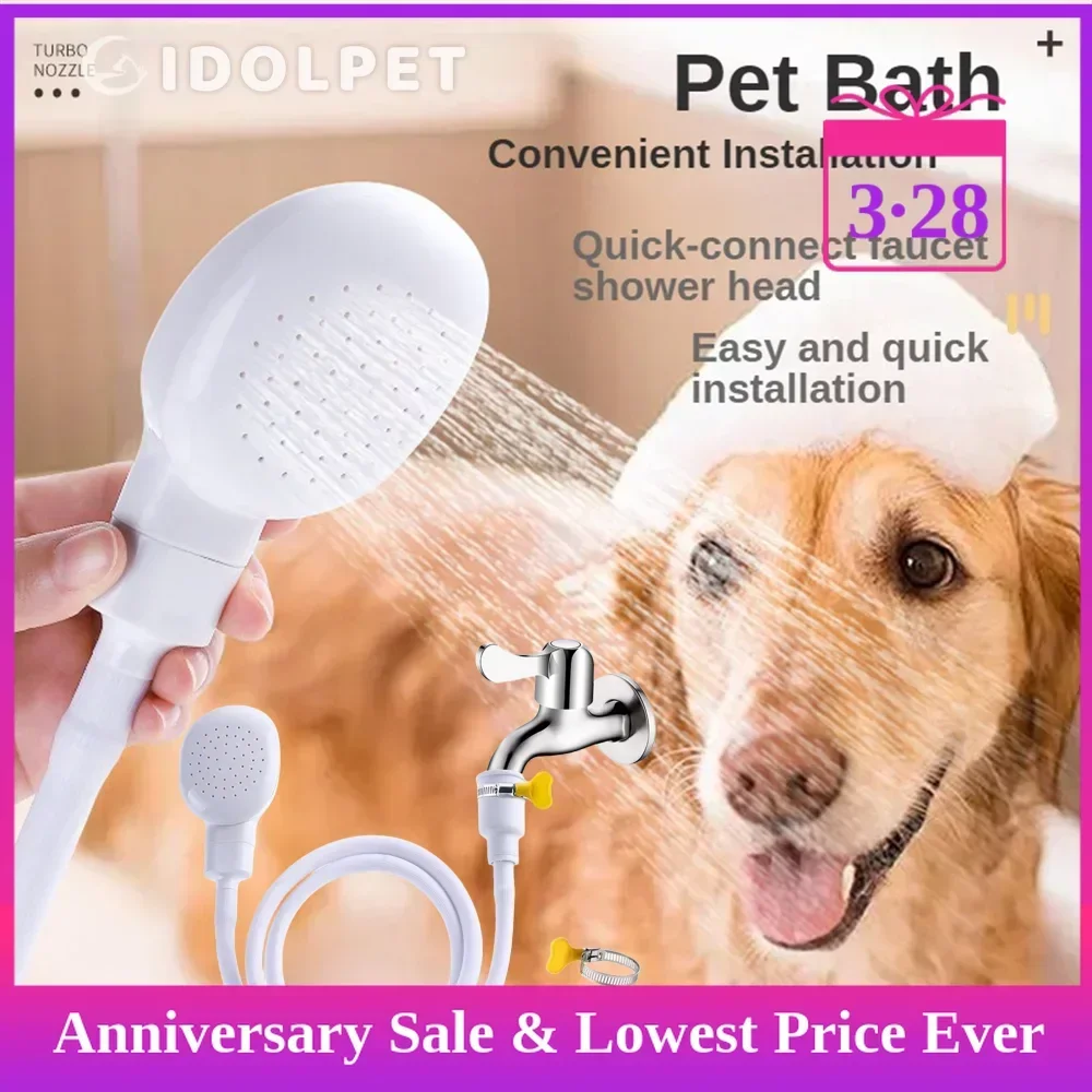 Портативный Домашний Смеситель Для Животных Спрей Душа Насадка Ванны Собак С