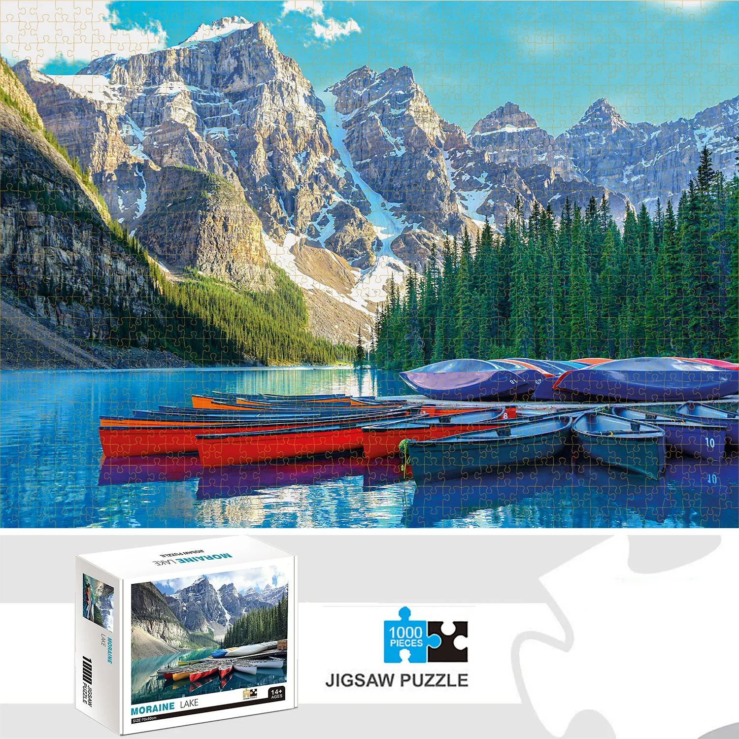 Пазлы для взрослых Moraine Lake 1000 шт.