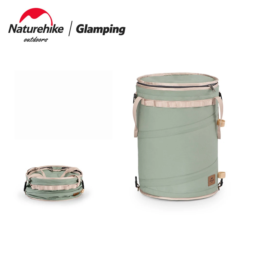 

Naturehike 30L Folding Storage Drum Outdoor Camping Foldable Portable Debris Storage Bucket 13x33cm Home Clothing Round Barrel
