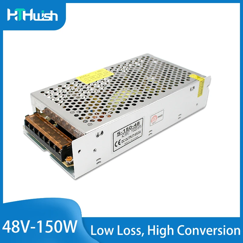 

Switching Power Supply AC To DC Power Supply AC 110V-220V To DC 48V Transformer 3A 150W Power Supply Driver for LED