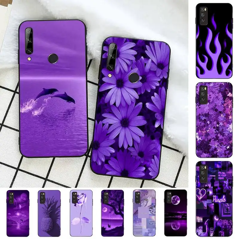 

infinity on Purple Phone Case for Huawei Honor 10 i 8X C 5A 20 9 10 30 lite pro Voew 10 20 V30